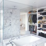 Jennifer Fisher master bath in New York Cottages and Gardens