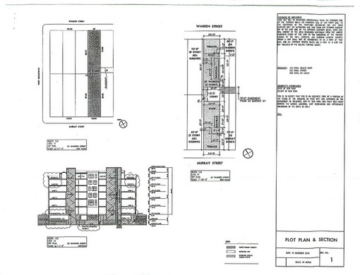 plot plan and section aerial