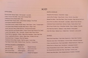 kio menu