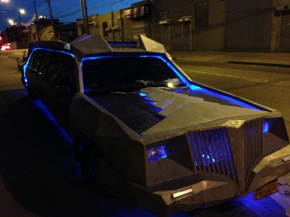 Overkill limo at night by Yarrow Mazzetti