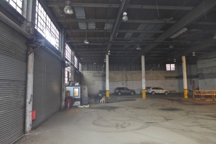 A peek inside the garage at TK Greenwich (before it gets torn down).