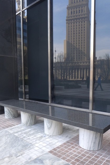 Federal Plaza bench