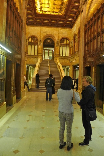 Woolworth Building lobby stairs