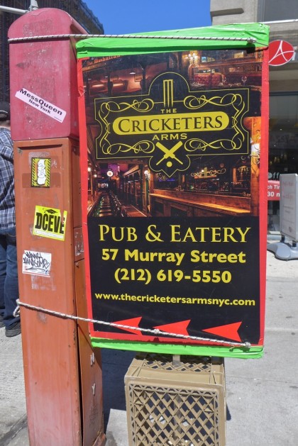 cricketers arms sign