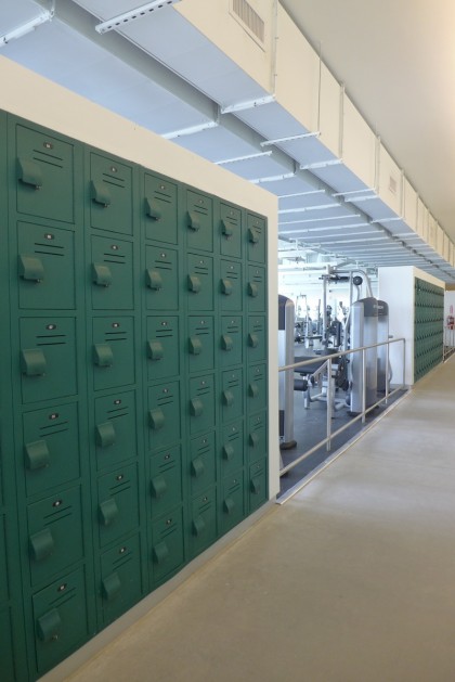 Asphalt Green lower level rentable lockers