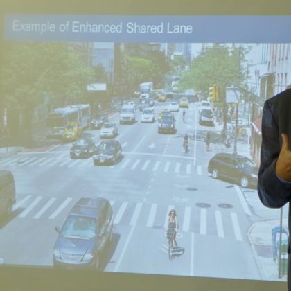 DOT shared bike car lane