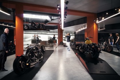 378 Broadway Harley-Davidson rendering Basement Showroom