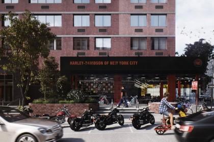 378 Broadway Harley-Davidson rendering exterior - Day
