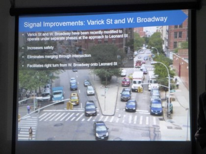 CB1 DOT bike lane Varick and WBway signal change18