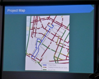 CB1 DOT bike lane project map1