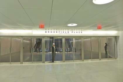 entering Brookfield Place from WTC passageway