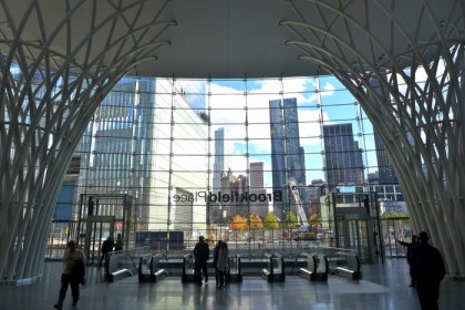 inside the Brookfield Place entry pavilion