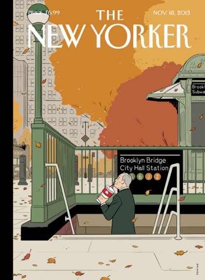 New Yorker cover by Adrian Tomine