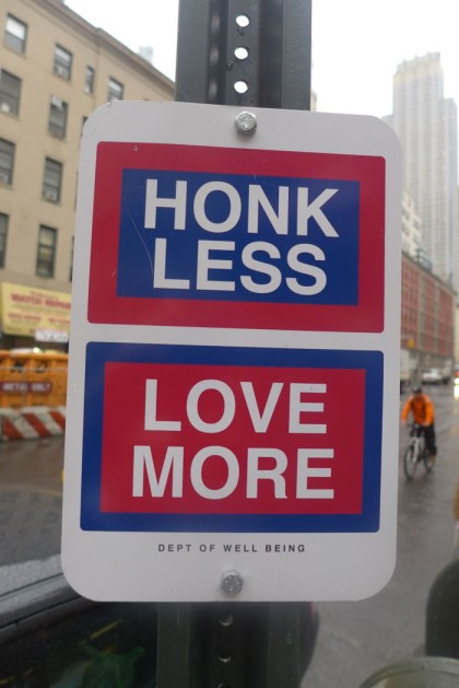 Honk Less Love More