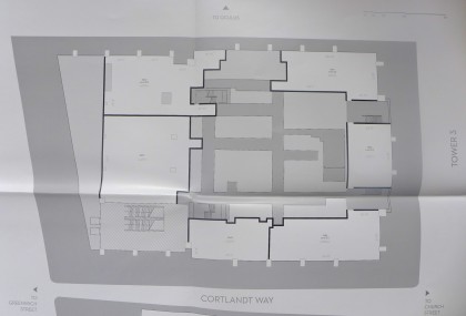 World Trade Center retail floor plans Upper Level 2 Tower 3