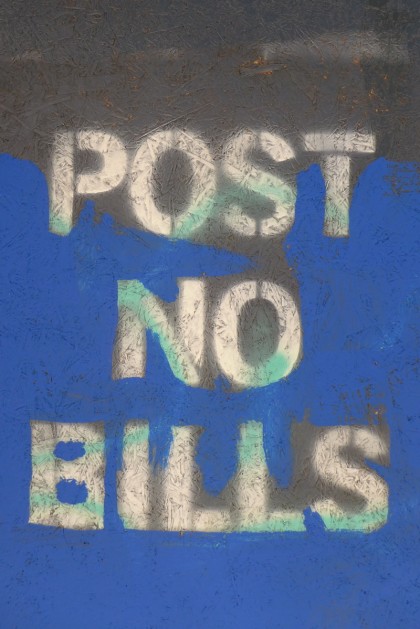 post no bills broadway 102013