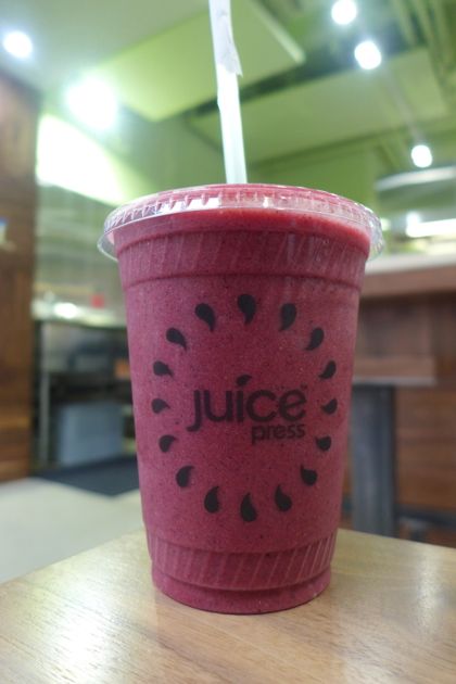 Juice Press Tribeca smoothie