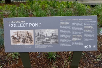 Collect Pond Park signage4