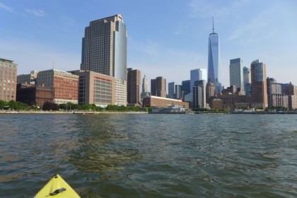 Downtown Boathouse kayaking heading back to Pier 26