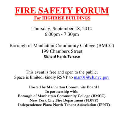Fire safety forum