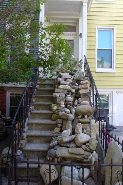 Greenpoint rock stairs