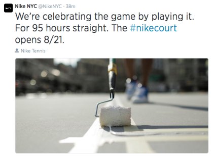 Nike tweet