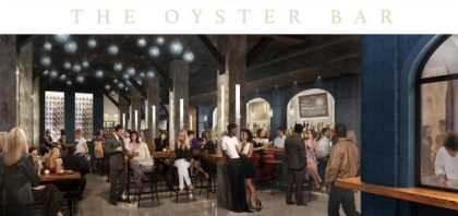 Pier A ground floor oyster bar rendering