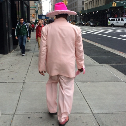 Tribeca dandy in pink