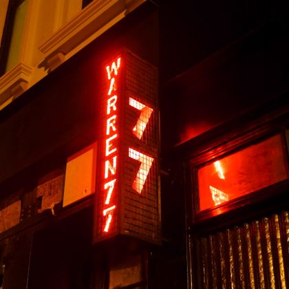 Warren 77 sign