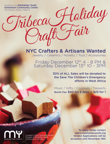 Manhattan Youth holiday craft fair