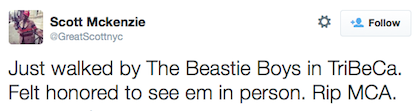 tweet Beastie Boys