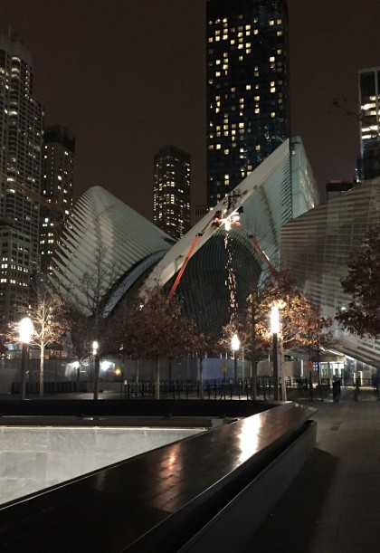 WTC Transportation Hub sparks