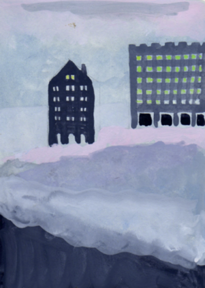 buildings and snow by Jane Freeman copy