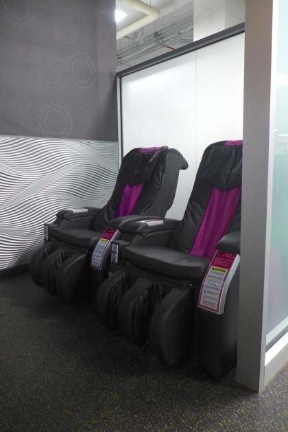 Planet Fitness massage chairs