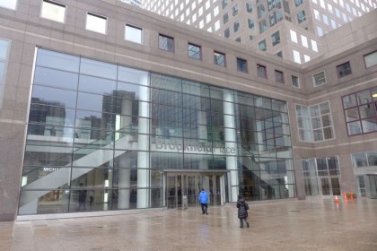 Brookfield Place exterior from the plaza