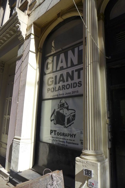 Peter Tunney Giant Poloaroids 83 Leonard