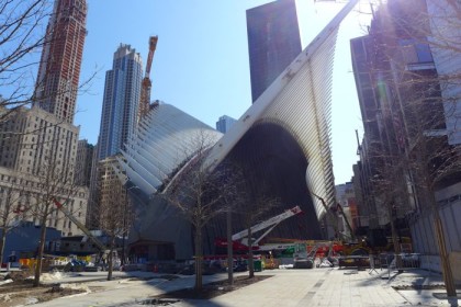WTC Transportation Hub from 911 memorial