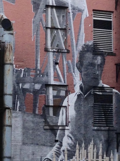 where in tribeca mural by J