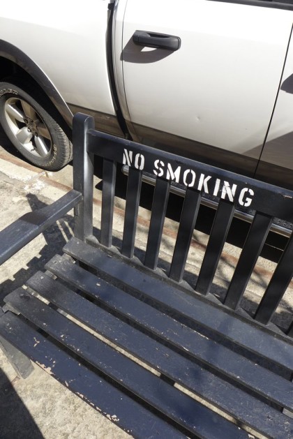 where in tribeca no smoking bench