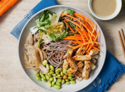 Maple chilled soba noodle bowl