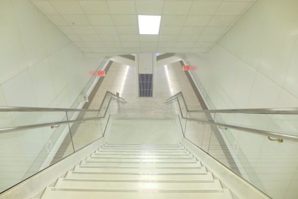 WTC PATH stairs to platform