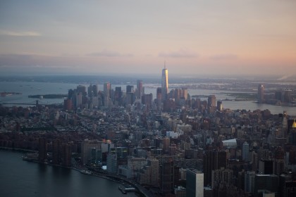 aerial NYC10 by Albert C Lee