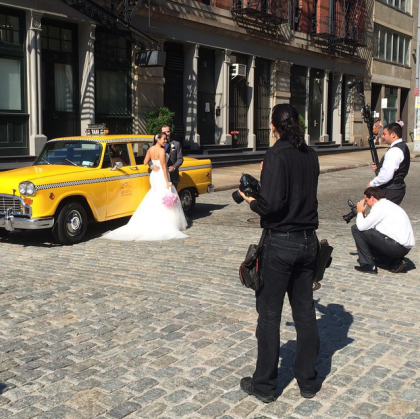 Instagram wedding shoot on Desbrosses