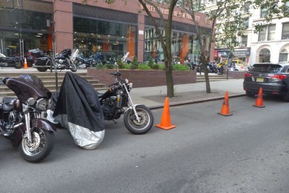 Harley Davidson of NYC street reservation