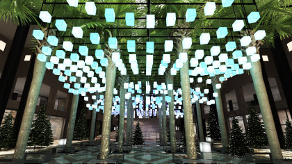 Luminaries Winter Garden rendering by Rockwell Group