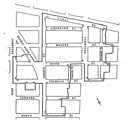 Tribeca East Historic District map