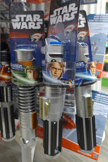 Boomerang Toys Star Wars light sabers