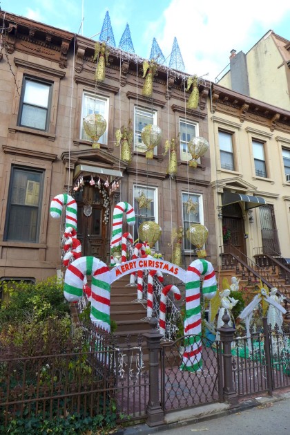 Crown Heights Christmas decorations