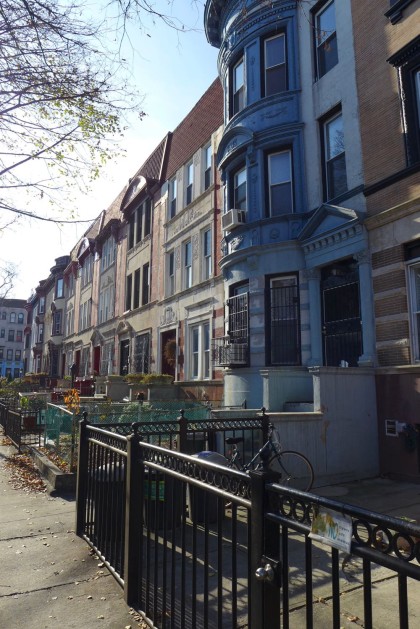 Crown Heights townhouses