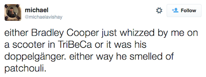tweet Bradley Cooper